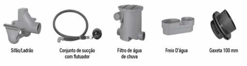 Equipamentos para Cisterna - Água de Chuva Equipamentos para Cisterna - Água de Chuva