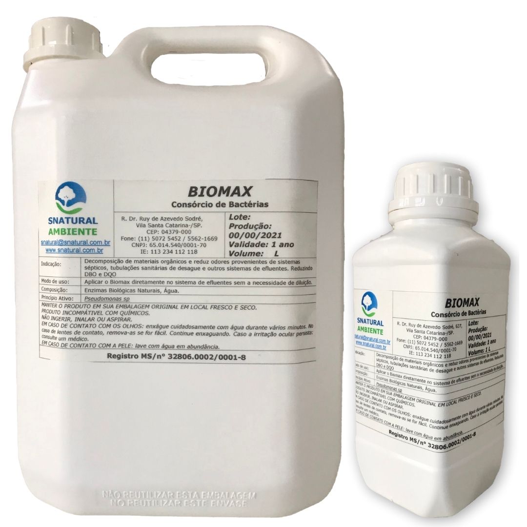 Biomax 5 litros e 1 litro