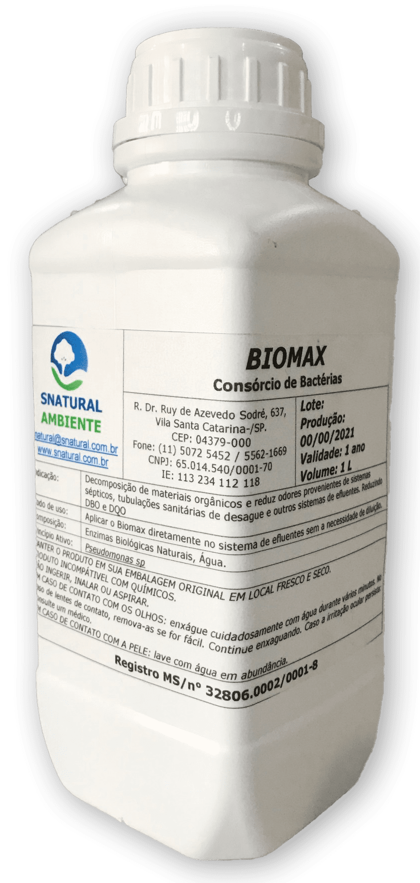Biomax - Microrganismos para Tratamento de Efluentes