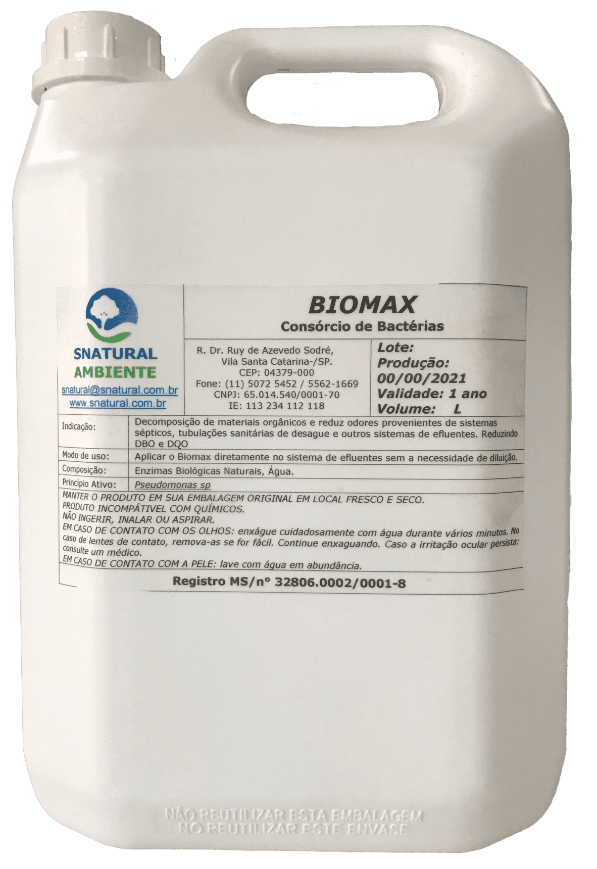 Biomax - Microrganismos para Tratamento de Efluentes