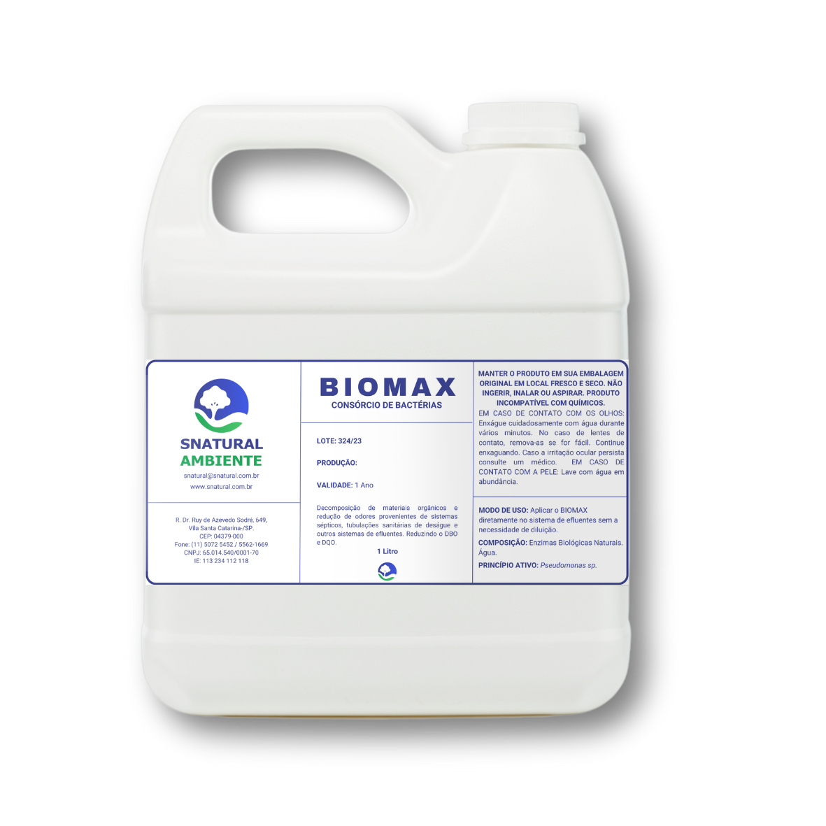 Biomax Microrganismos para redução de lodo de lagos e tanques